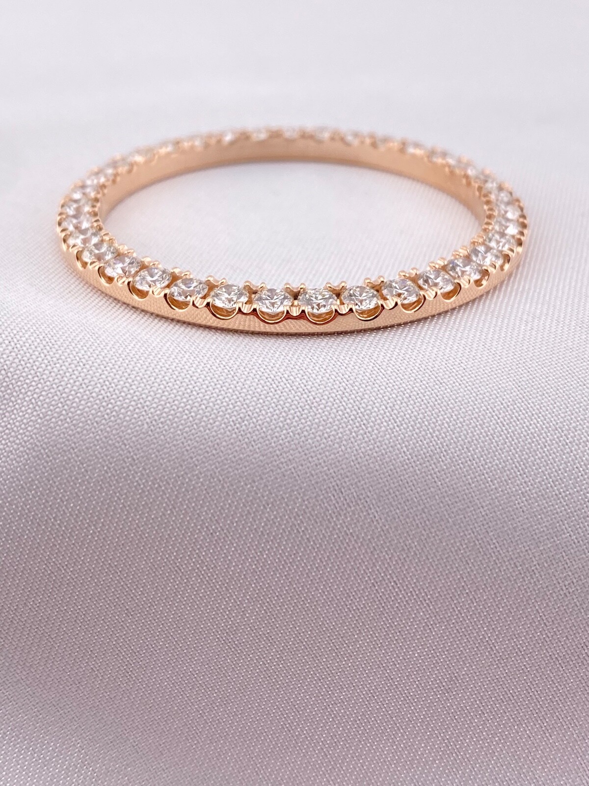 ROLEX3.50CTS.40-41DATEJUST/D.D.18KROSEGOLD CUSTOMDIAMONDBEZEL REF.126331-228235