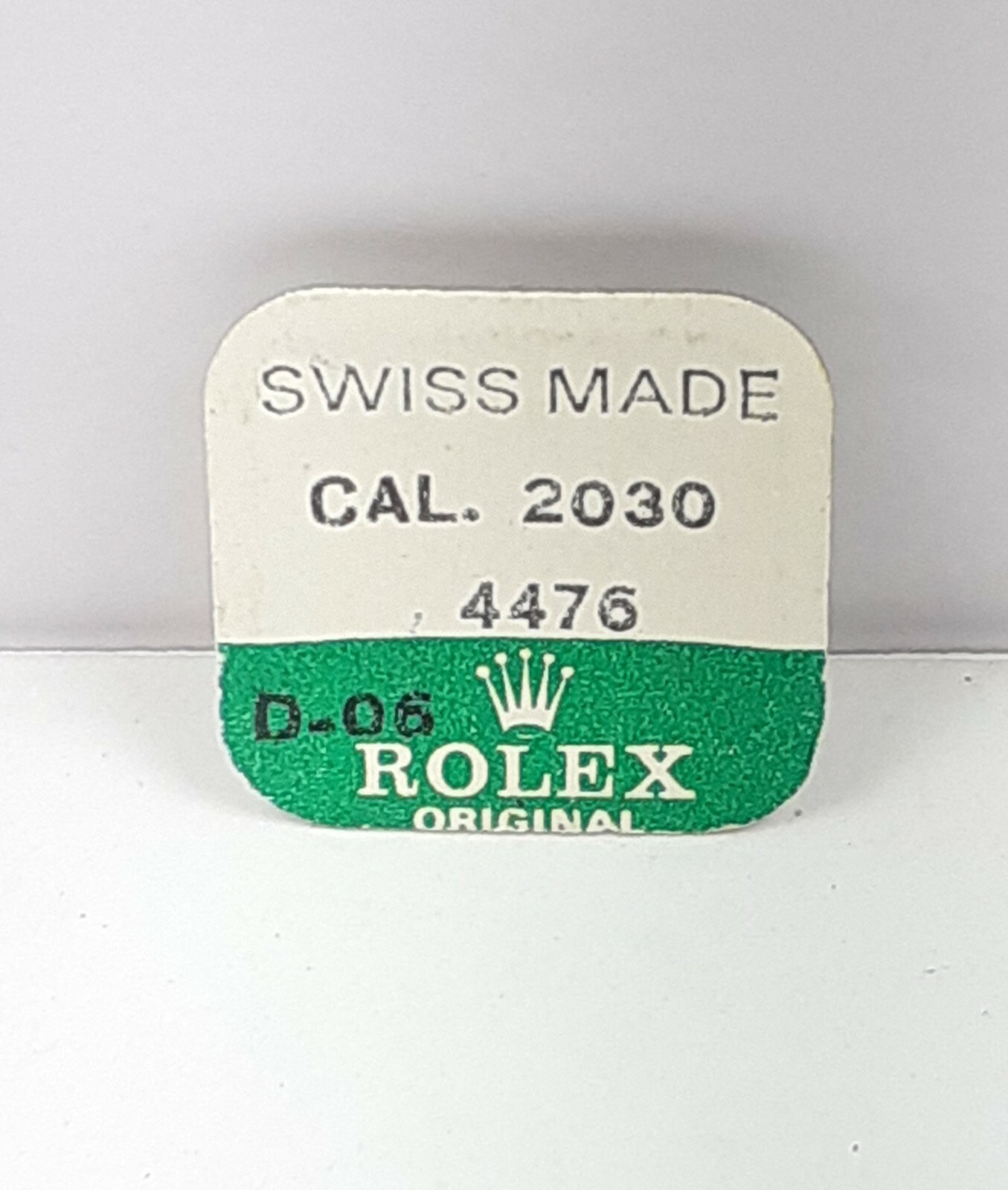Original Rolex Spare Part # 4476 Cal. 2030 Oscillating Weight Axle. NOS Sealed