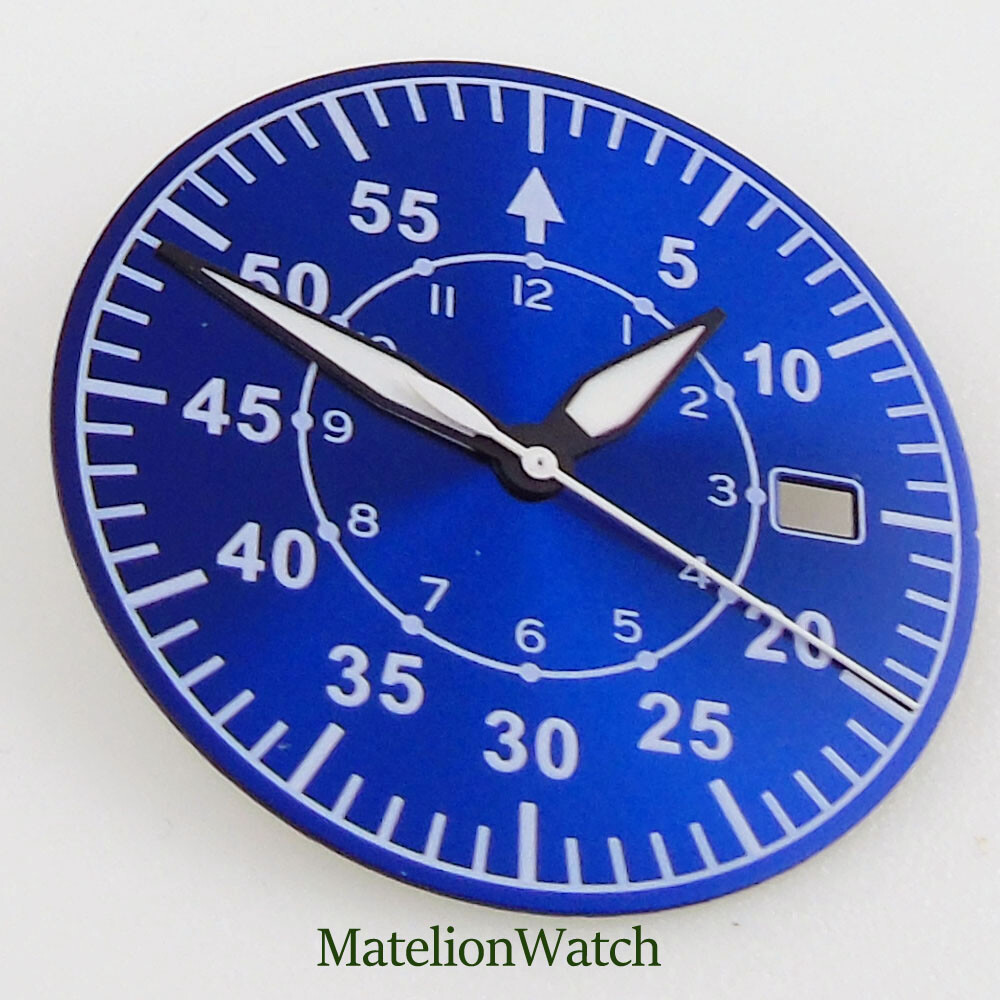 39mm Watch Case Fit NH35 NH35A Dial Hands Parts Sapphire Glass 200M Waterproof