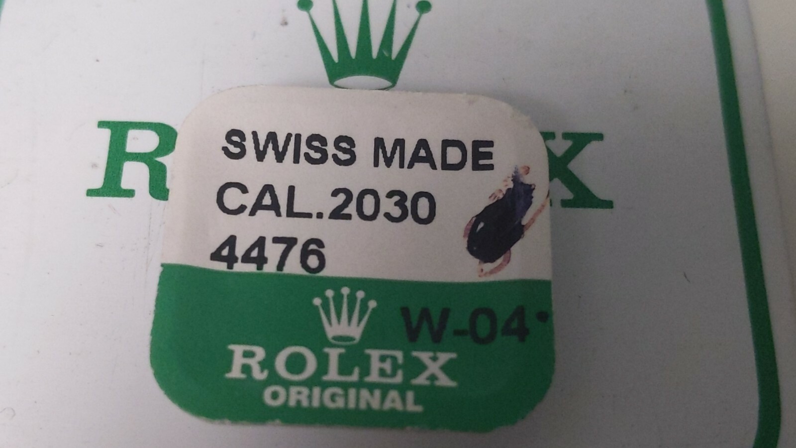 Rolex 2030 4476 Axle for Oscillating Weight, Authentic, New, SEALED