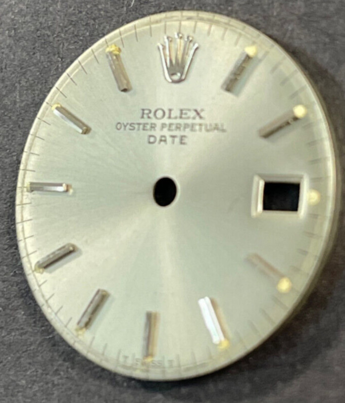 Vintage Rolex Oyster Perpertual Date Watch Dial For 26mm Case 6517 6519 6917