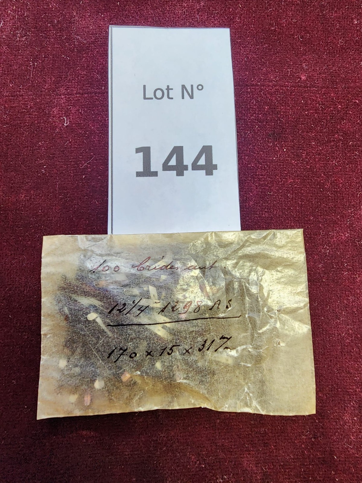 Lot 144 – Vintage Watch Parts – Partial Pack of Steel Bridges/Levers – Pre-owned