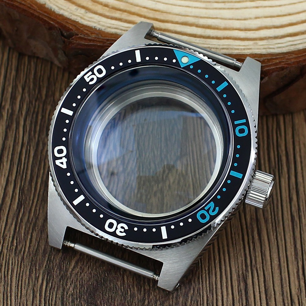 40mm 62MAS Mod Stainless Watch Case Sapphire For Seiko NH34 NH35 NH36 NH38