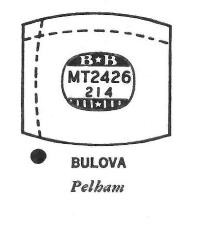 BULOVA : BROKER & PELHAM – Tonneau 24.2mm x 21.4mm