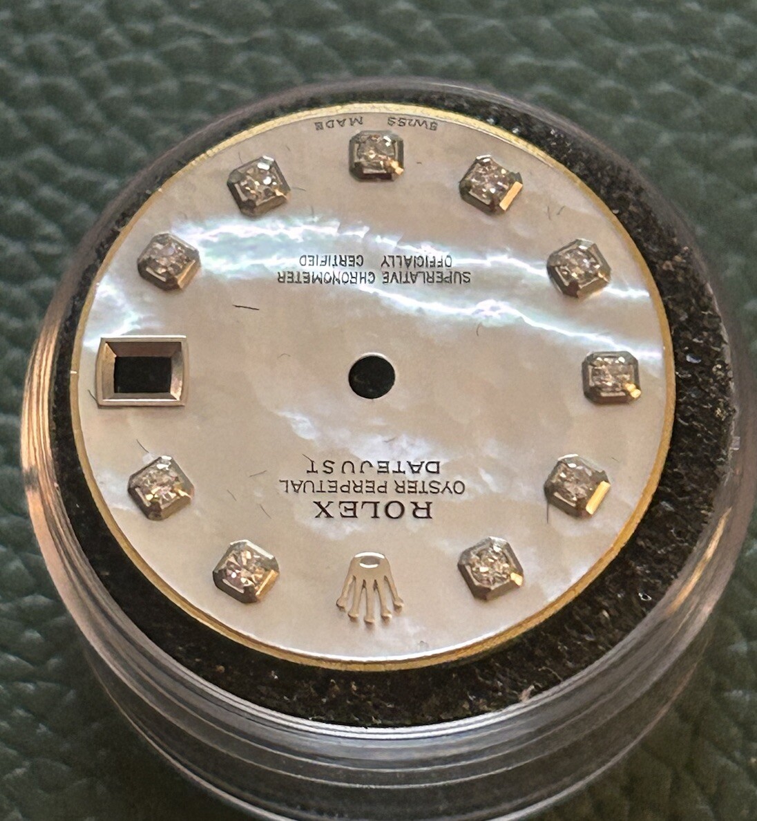 Rolex Ladies MidSize Datejust Custom White MOP Diamond Dial 68274 68240 178274
