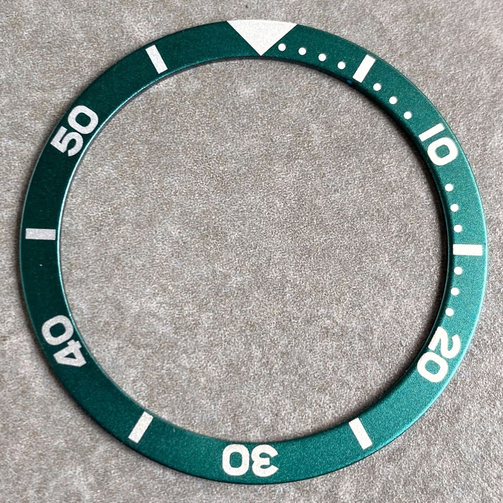 38mm*31.5mm Aluminum Alloy Watch Bezel Ring For 40mm Seiko SKX007 Watch Case