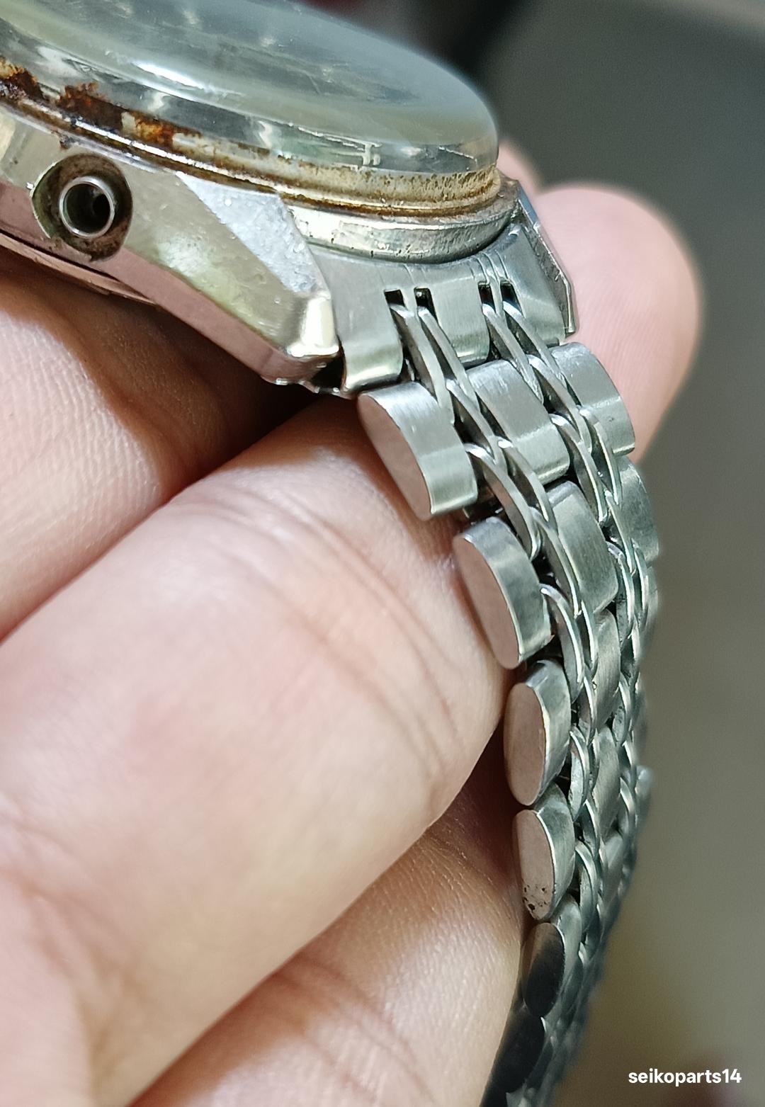 SEIKO BELL-MATIC 4006-7012 GENUINE USED END LINK PIECE XAB021 BRACELET NUMBER