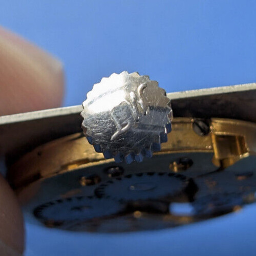 VINTAGE MENS MATHEY TISSOT 201 WRISTWATCH MOVEMENT RUNNING