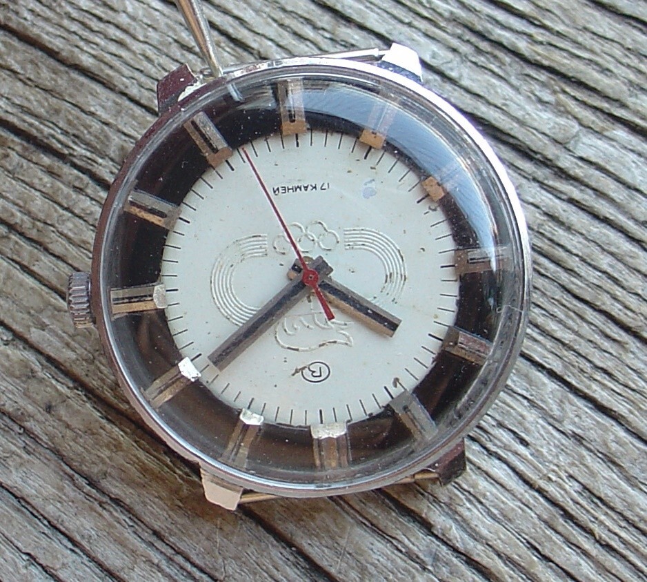 SOVIET RUSSIAN COLLECTIBLE WOSTOK (VOSTOK) – OLYMPICS – 1980 WATCH serviced