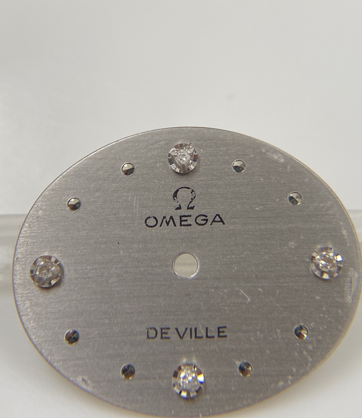 Original Vintage Omega De Ville Caliber 625 Silver w/ Diamond Dial