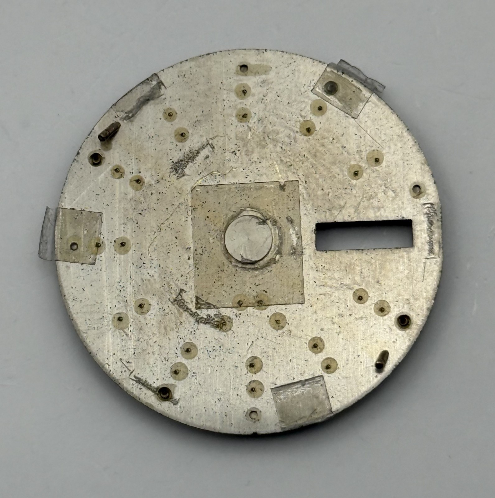 Seiko 7526-1424 Watch Dial Automatic Black Japan Spare Parts Repair 28.5mm