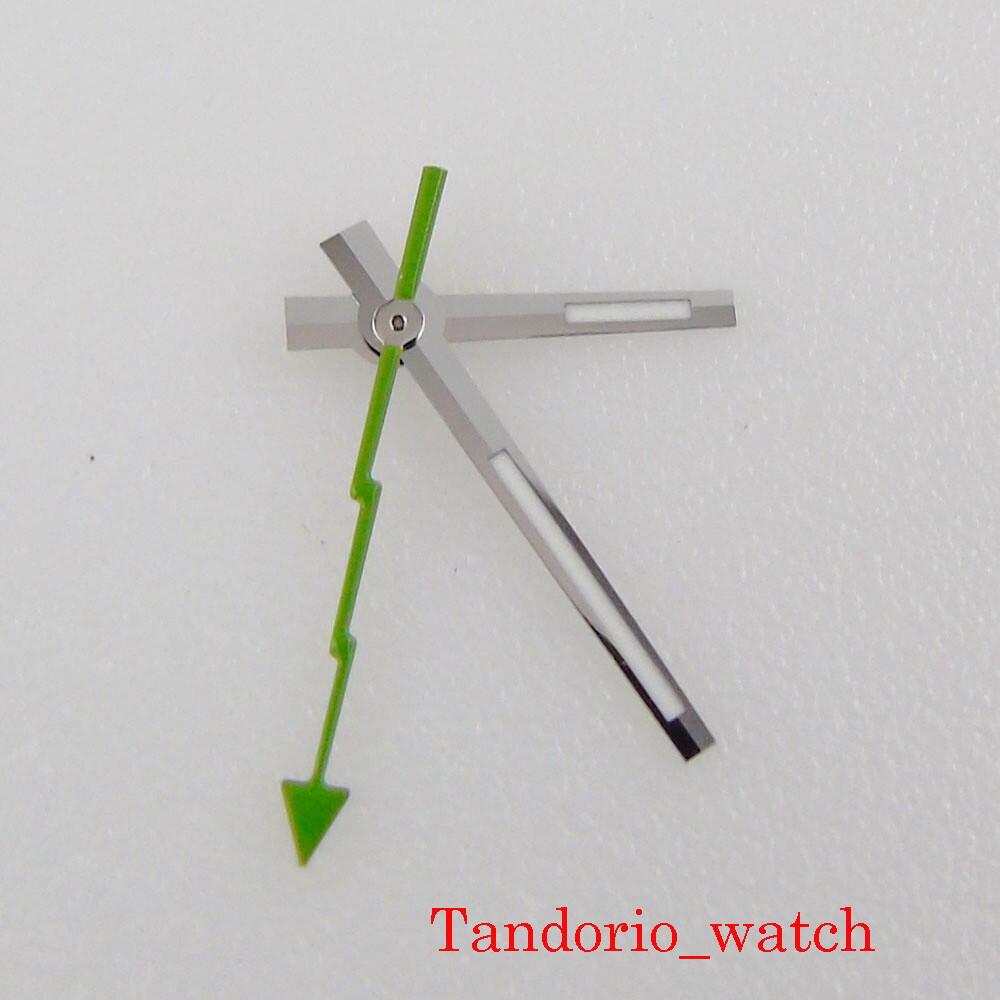 Stainless Steel Luminous Watch Hand Set Spare For NH35 MIYOTA 8215 ETA 2824 2836