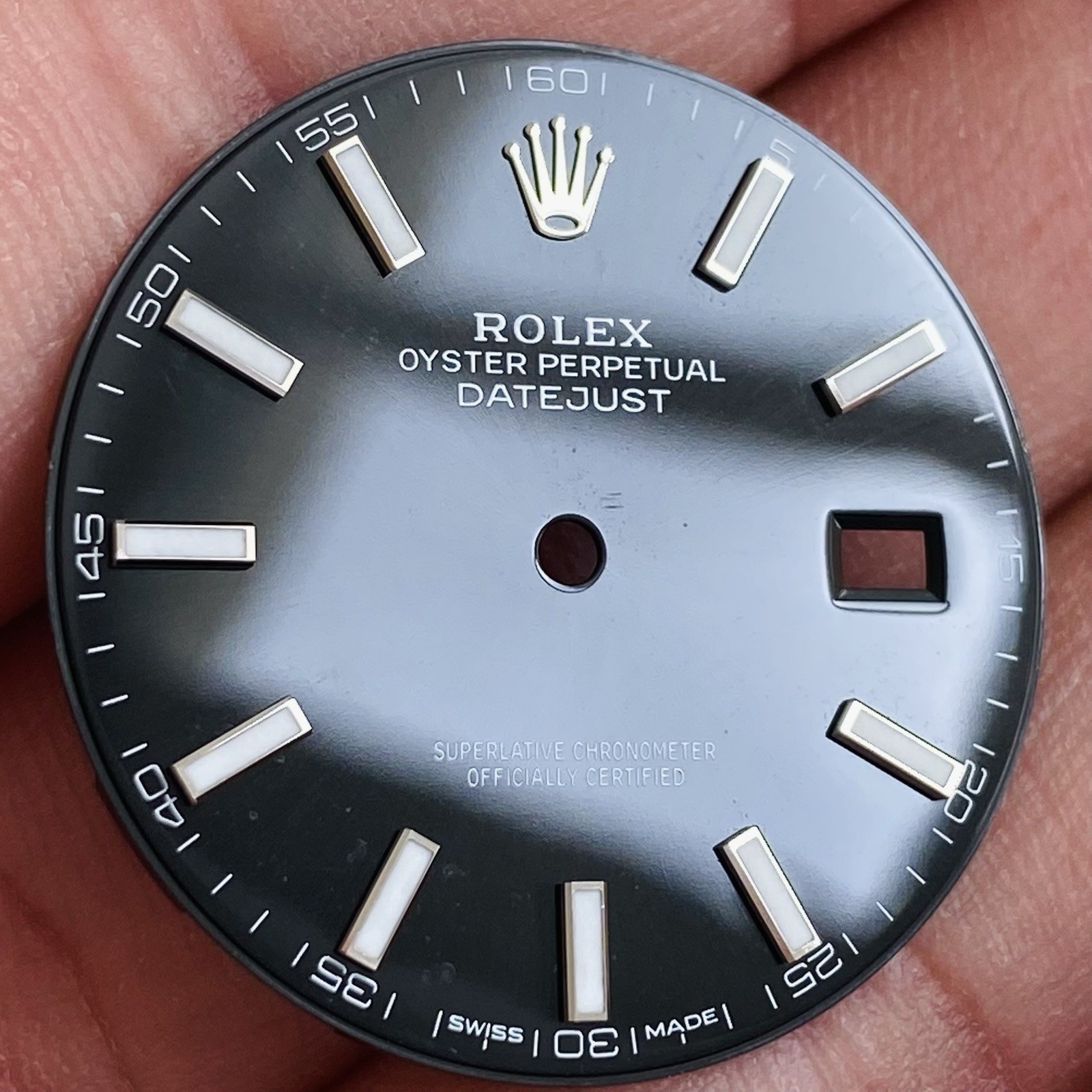 Rolex Black Dial For Datejust 41mm Model Ref 126300 & 126334