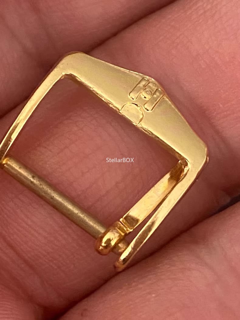 For Hamilton Buckle 14mm New 18k Gold Plated Original Vintage