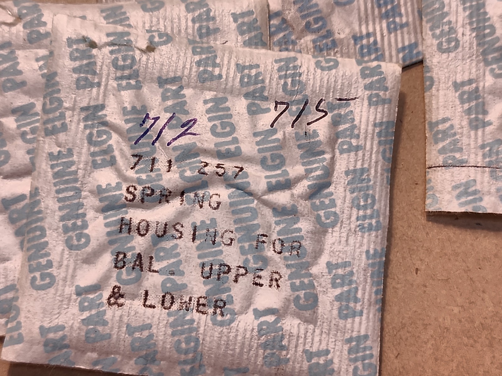 Lot Of NOS Elgin 13/0 Parts For Gr/Models 711-712-715