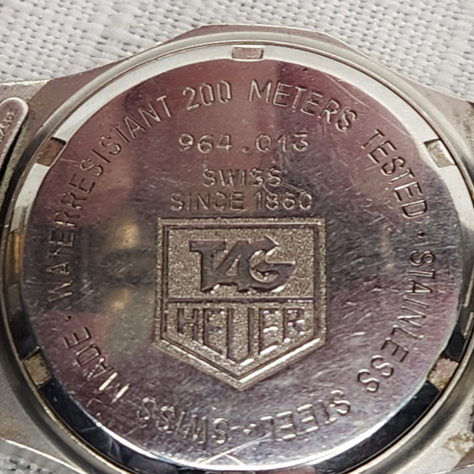 Tag Heuer Watch FOR PARTS 964.013 Gold and Silver Tone NOT WORKING