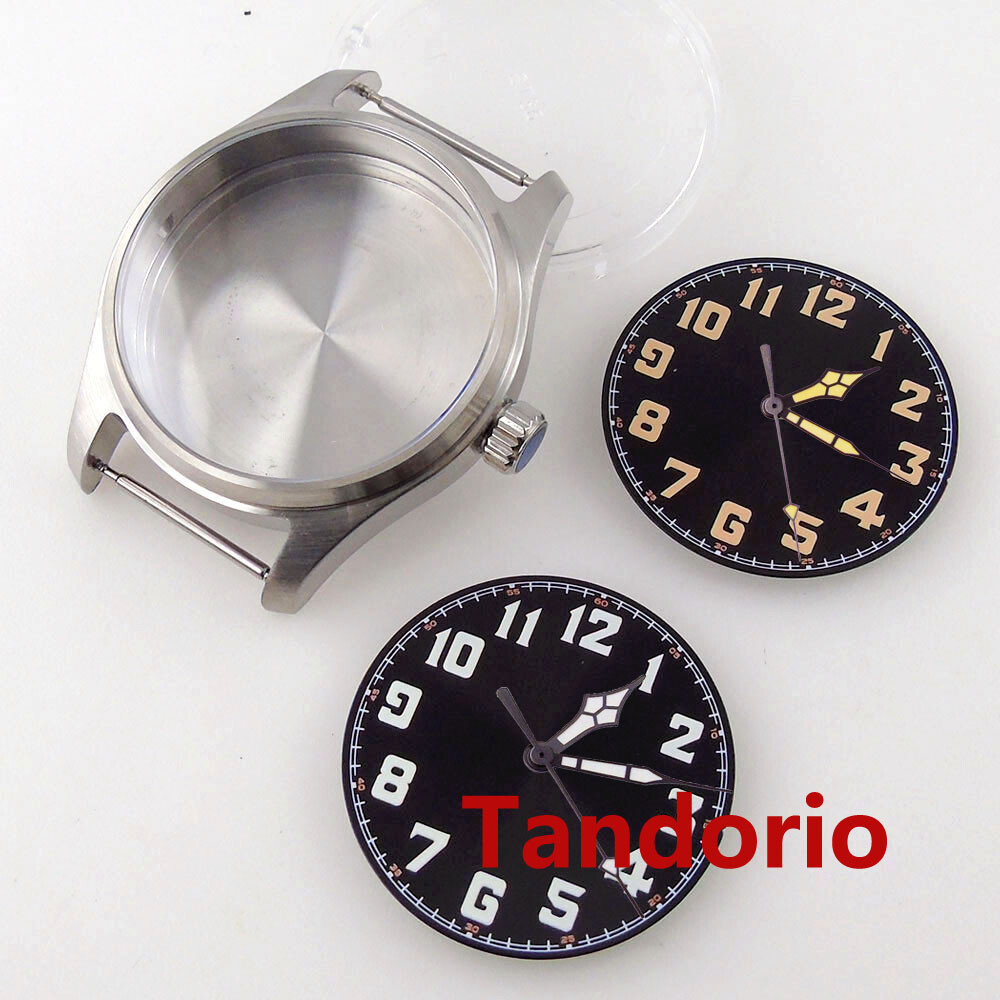 39mm Watch Case for NH35 movement 200m Waterproof Sapphire Crystal Luminous Dial