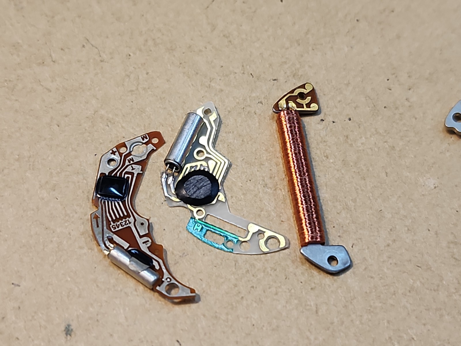 Lot Of Mixed NOS Circuits Coils Quartz Watch Movement Parts Repairs Spares