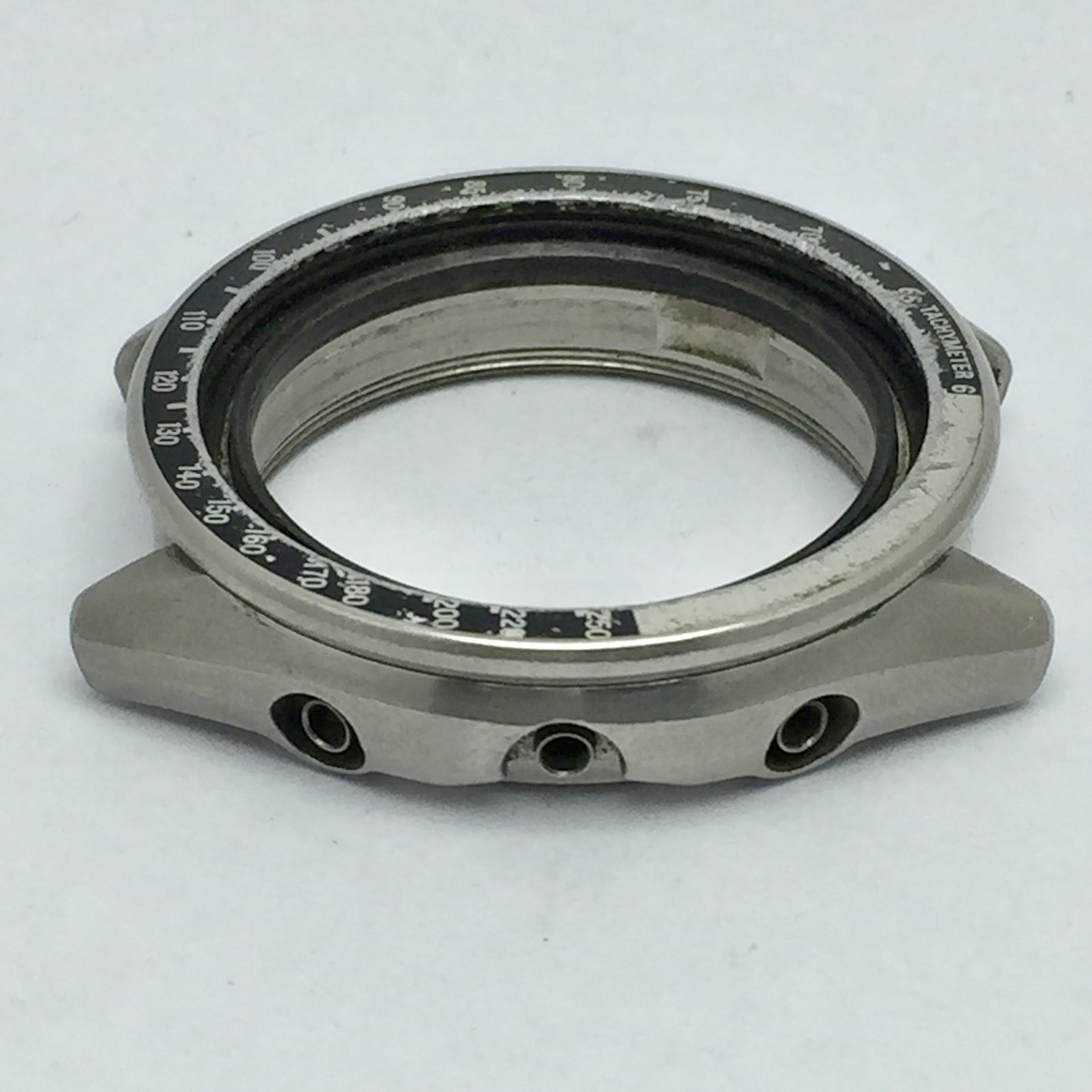 Seiko Chronograph 6139-6040 Automatic Ghost Cock Bezel Vintage Watch Case TYB411