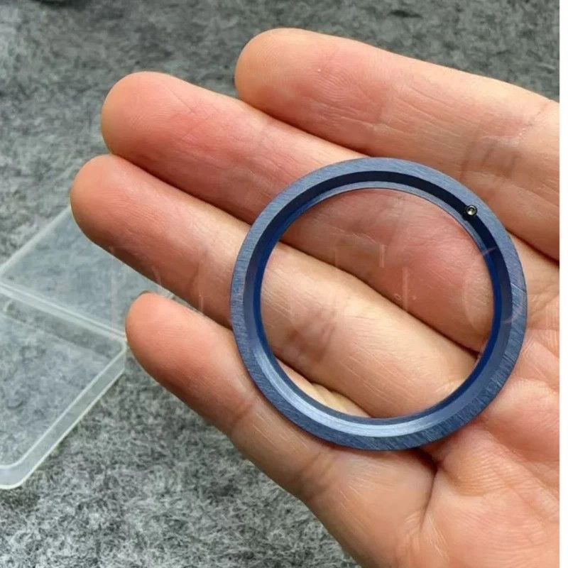 Blue Ceramic Watch Bezel Insert Replacement For Omega Seamaster Diver 300M 42mm