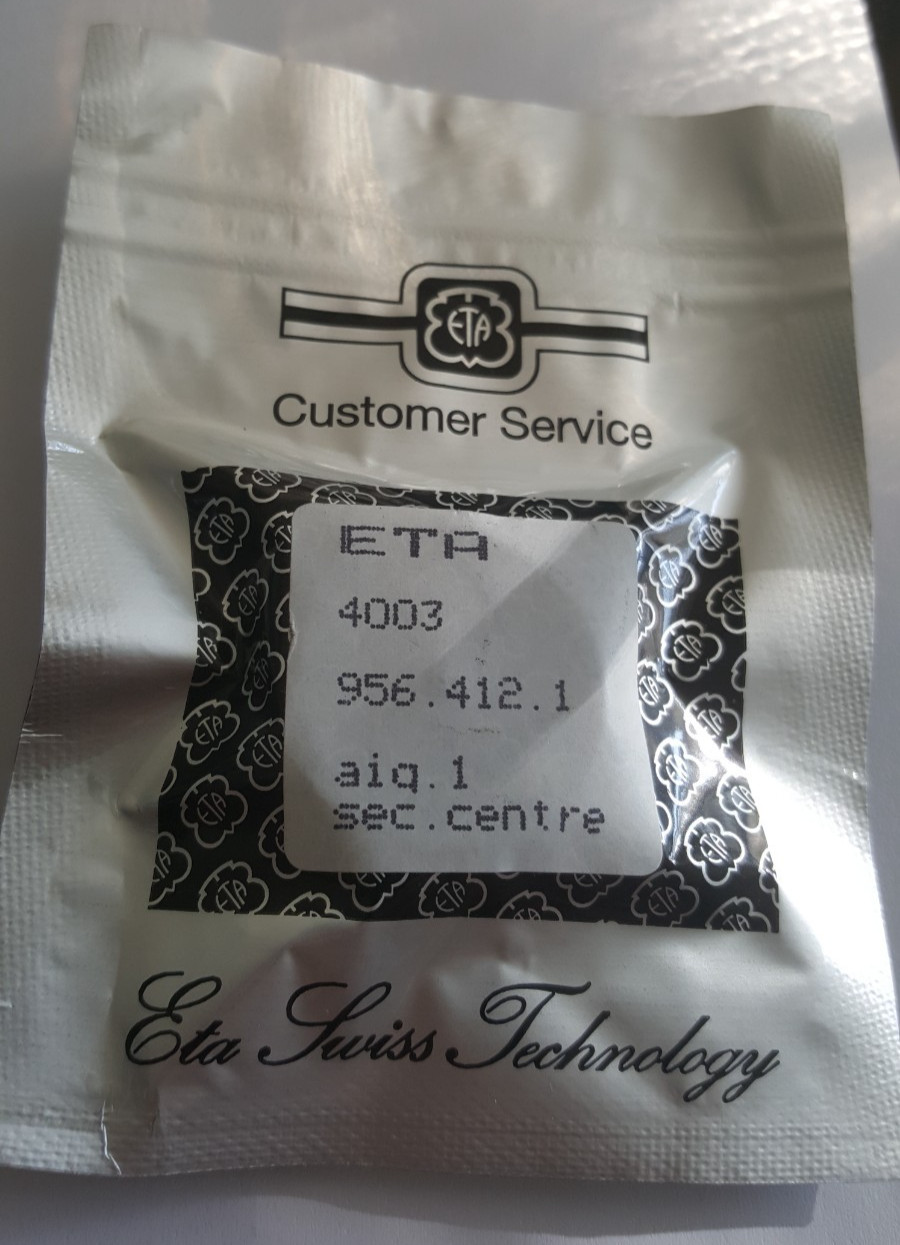 ETA Caliber 956.412 (H1) Hour Wheel Height 1.06mm