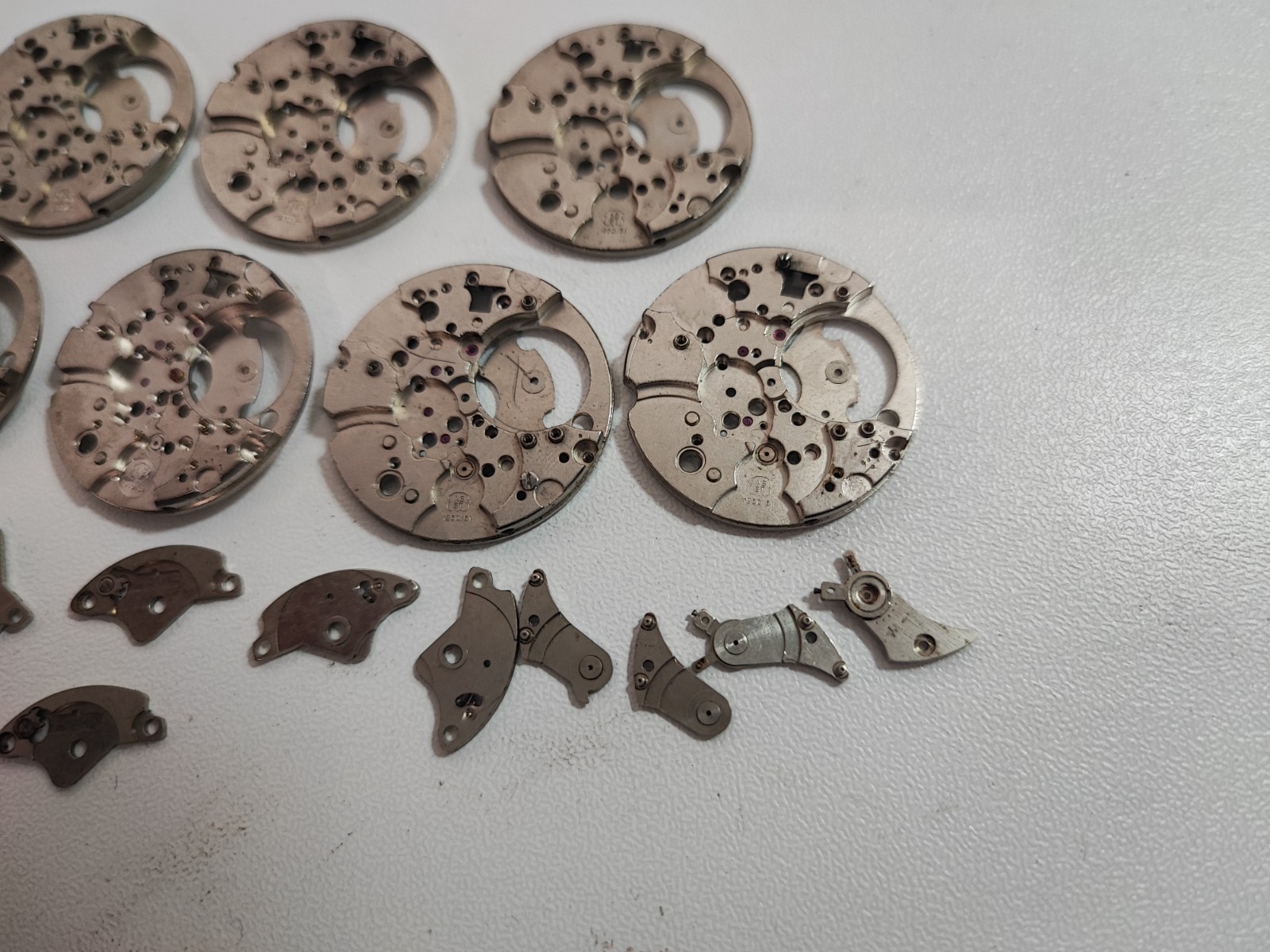 AS ST 1950/51 Watch LOT Main Plate – Platina – Part 25.9 mm For parts and spares