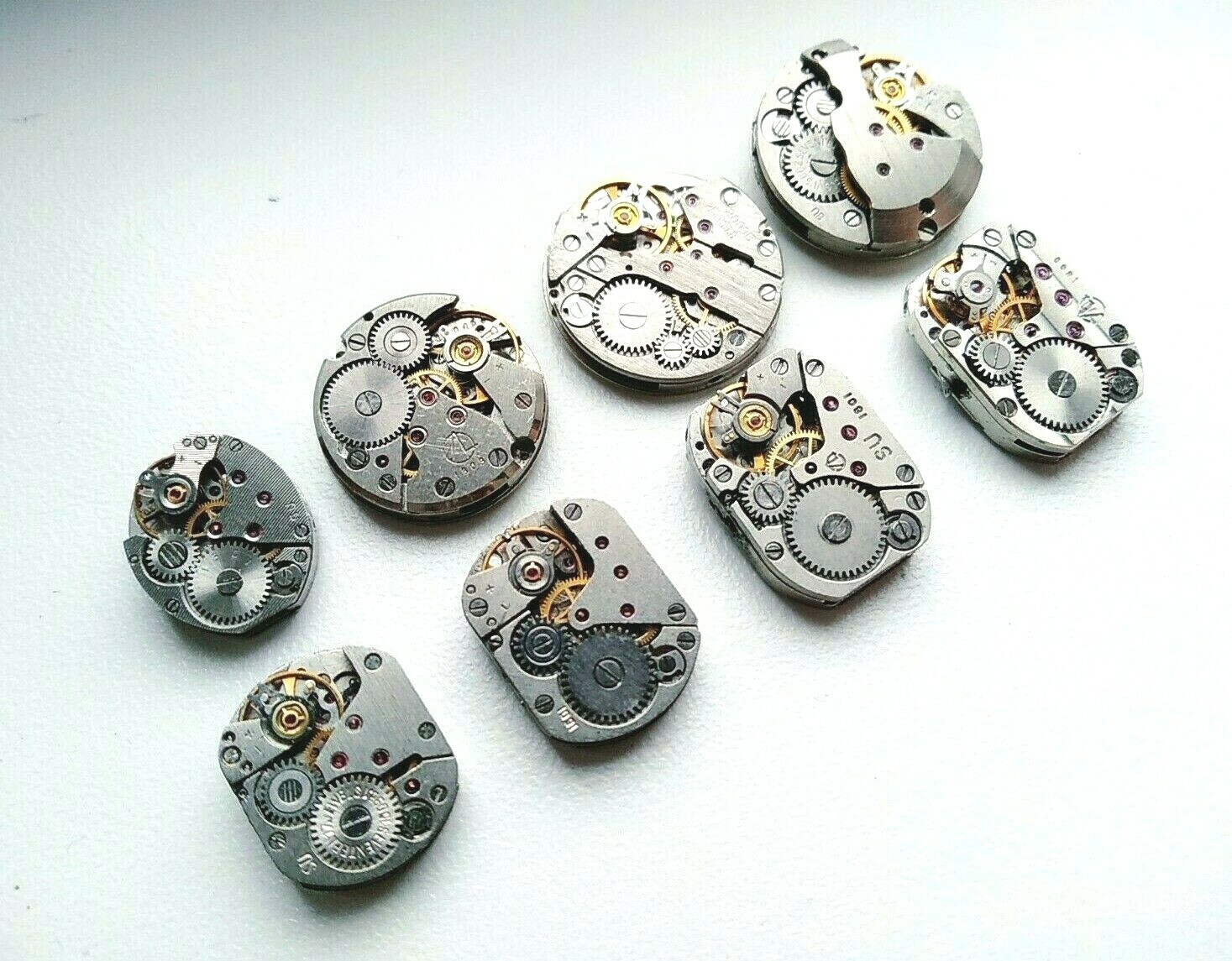 Lot of 40 pc. Mixed Vintage Watch Mechanisms Steampunk Creative Projects