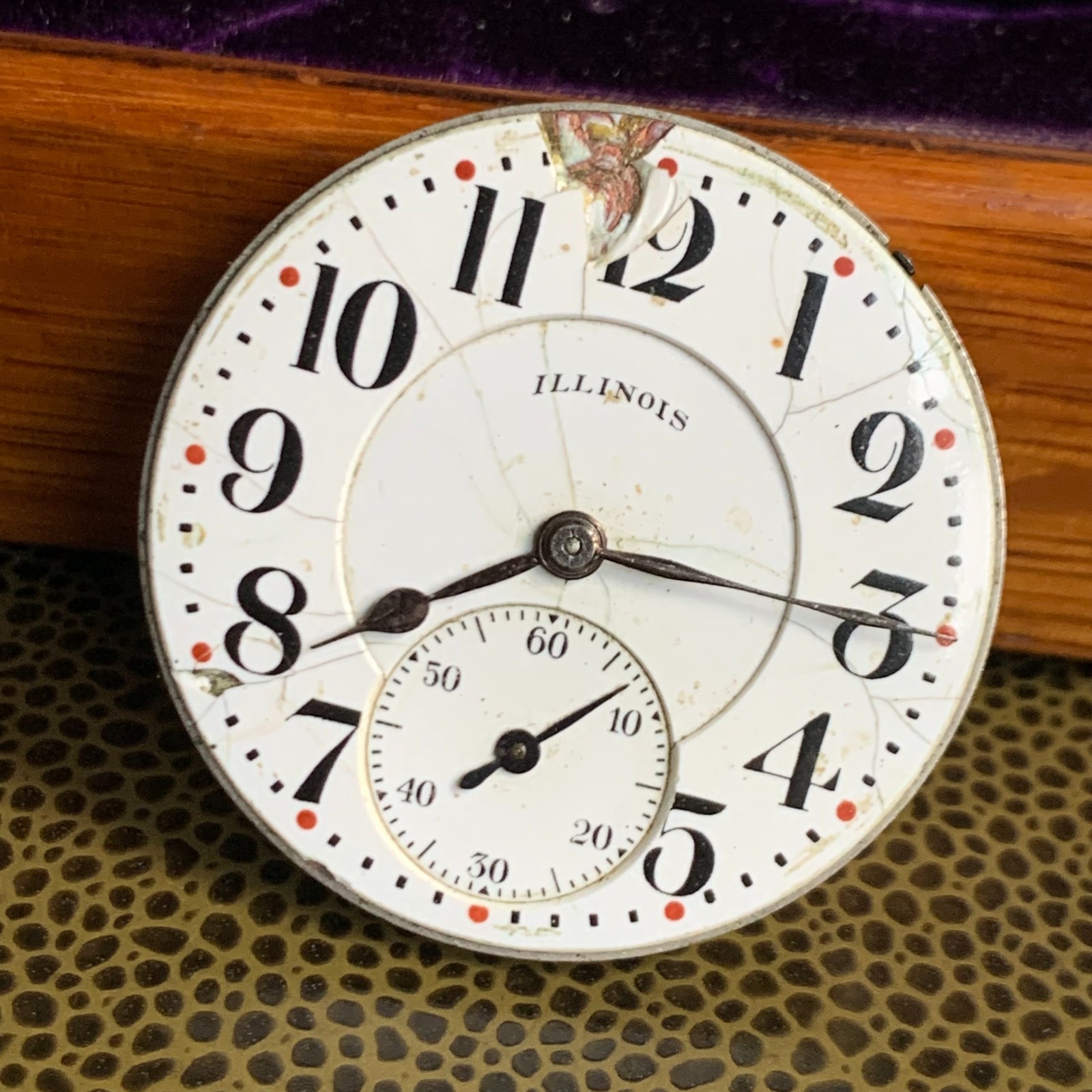 1915 Illinois A. Lincoln 16S 21 Jewels RR Grade Pocket Watch Movement Repair