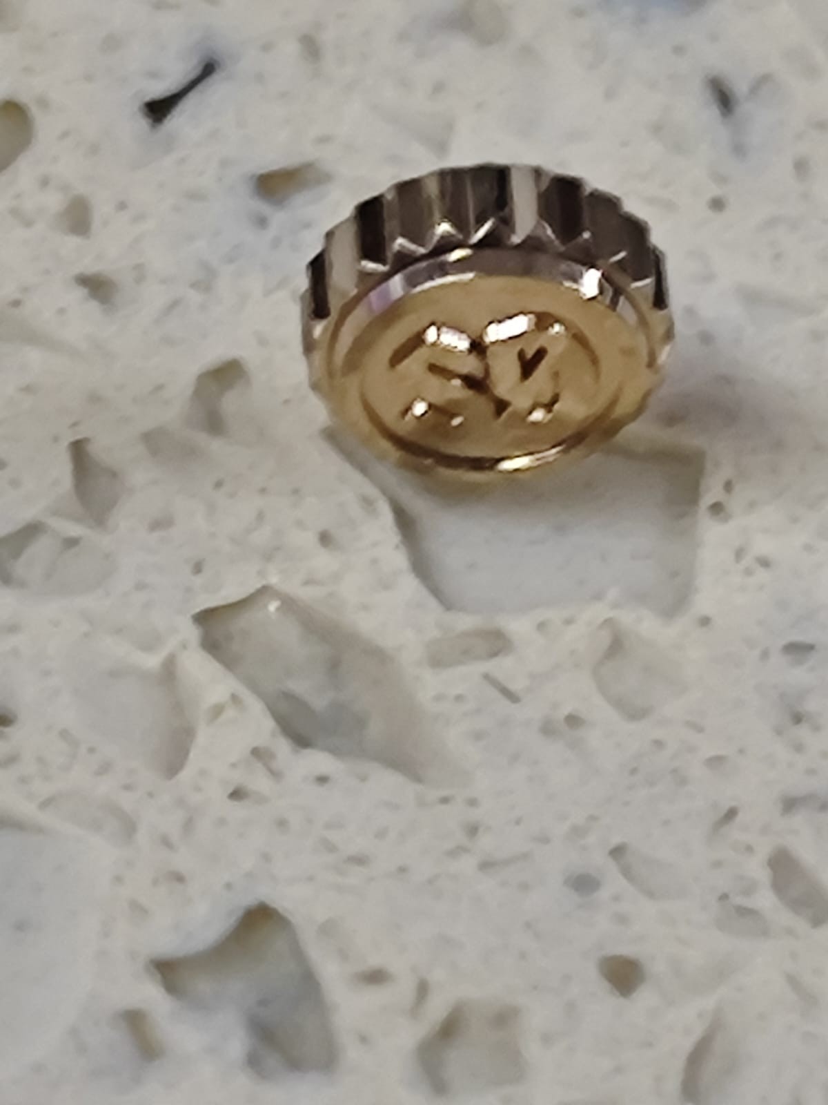 Genuine Grand Seiko GS Crown 5MM Gold NEW