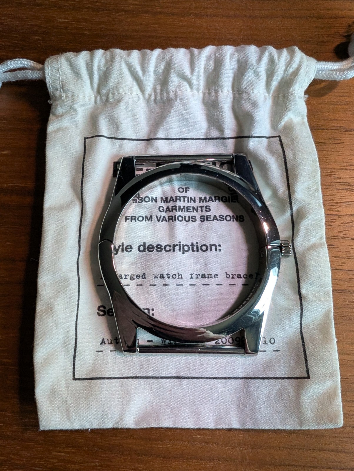 MAISON MARTIN MARGIELA X H&M RE-EDITION ENLARGED WATCH FRAME BRACELET