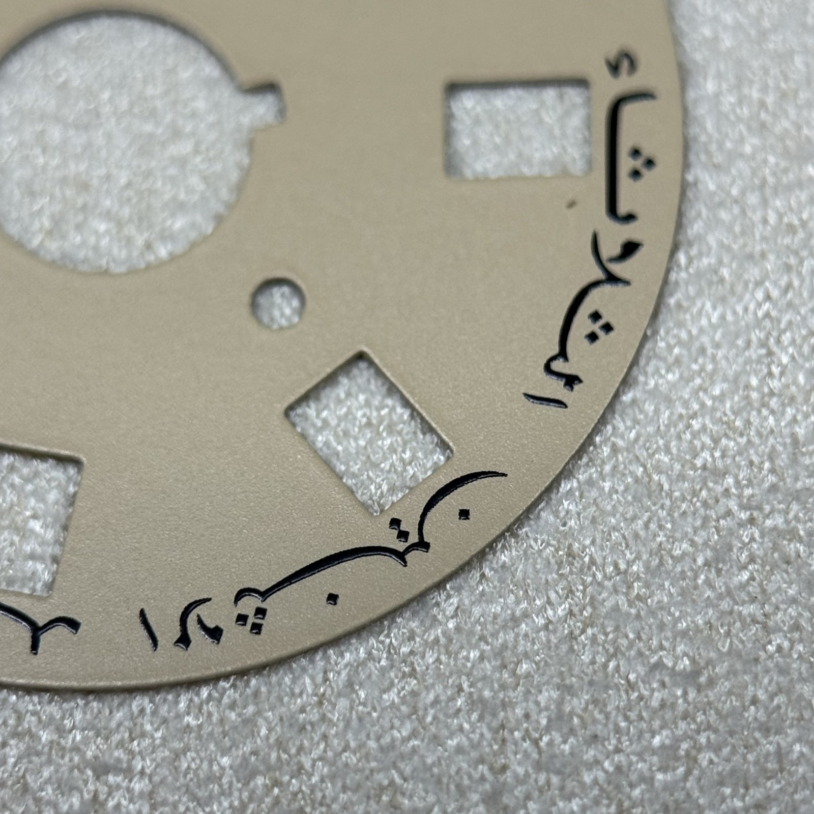 ARABIC CALENDAR DISCS FOR ROLEX PRESIDENT DAY DATE 1556 1807 1802 1803 CHAMPAGNE