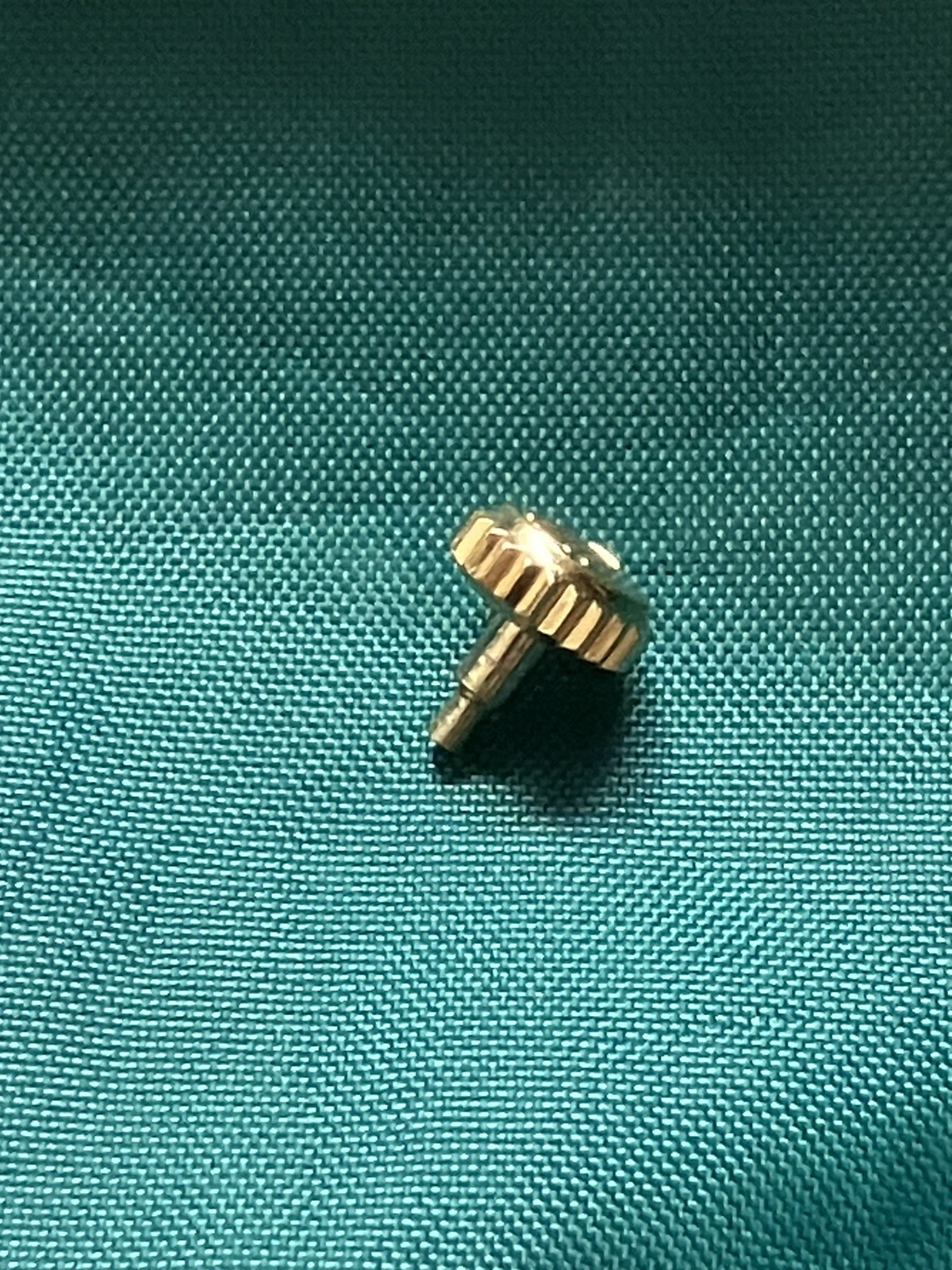 Genuine Rolex 18K Yellow Gold 6mm Crown for 36/41 Datejust etc..Preowned
