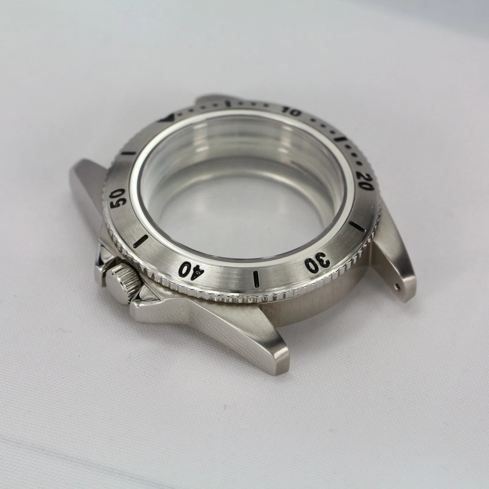 38mm Swiss Dive Watch Case ETA 2824 Sapphire Crystal 316L Stainless Steel