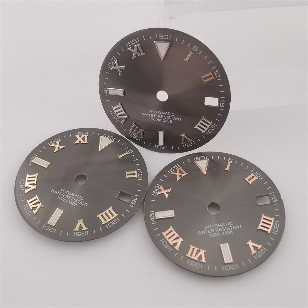 29mm Watch Dial NH35 luminous sterile Automatic movement Sterile Watches Parts