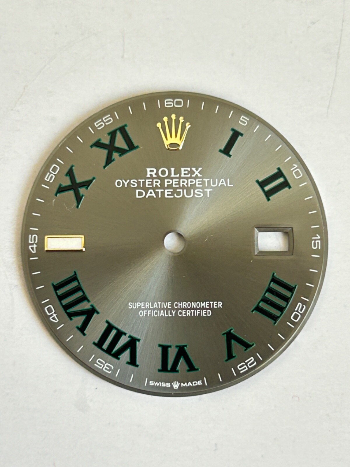 NEW Original Rolex Wimbledon 126231 Datejust 36mm Two-Tone Yellow Gold Dial