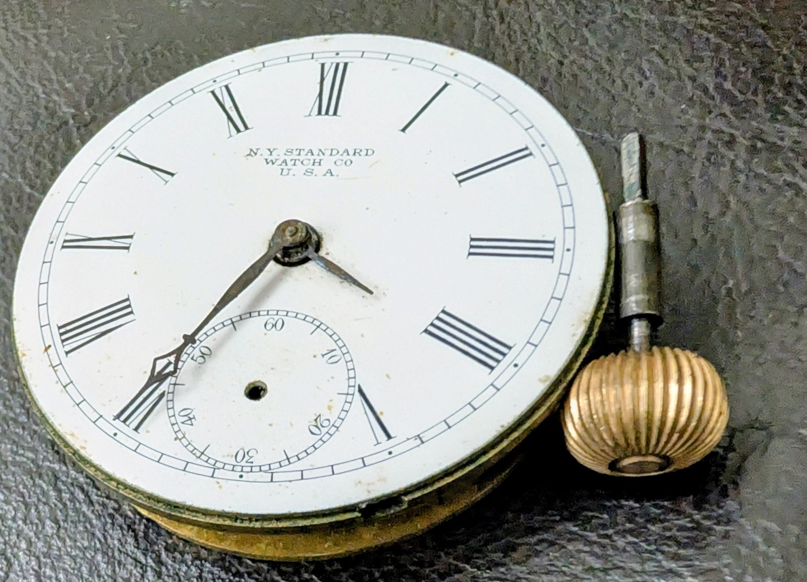 Antique 1901 New York Standard Watch Co Movement Grade 60 Model 8 Size 18 s