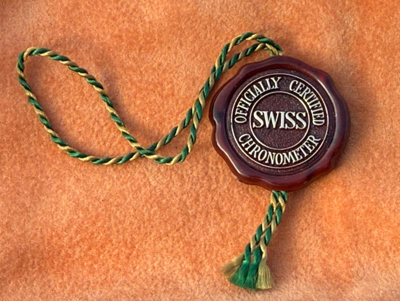 Orig. 1970’s Rolex Red Seal Hang Tag Frog Foot GENEVA-BIENNE – 1665 1675 1680 ++