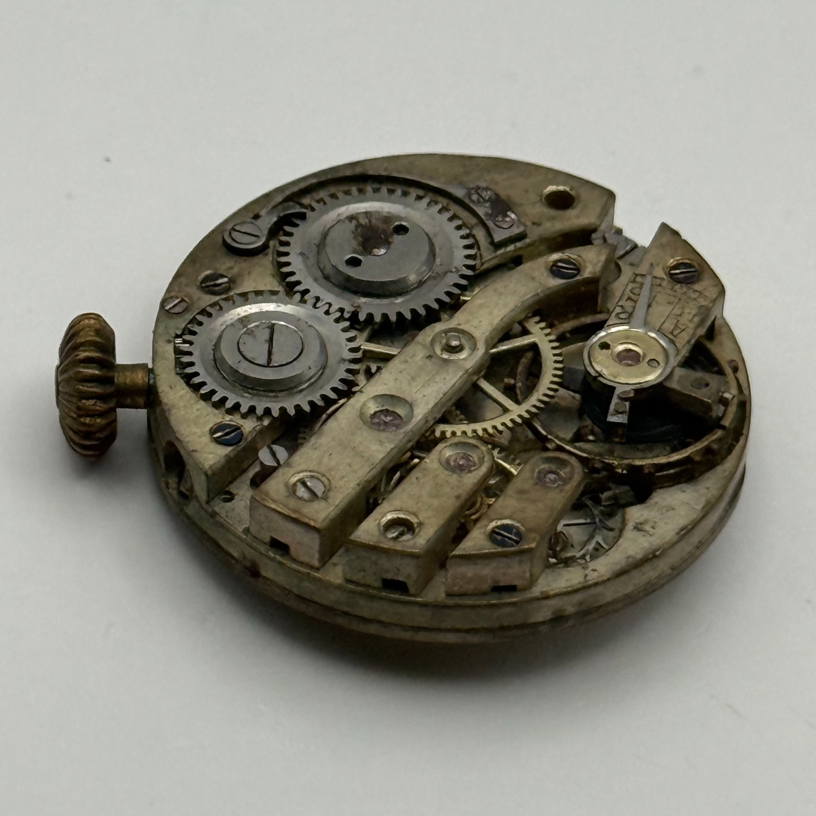 Trench Watch Movement Manual Wind Vintage Parts Repair Spares 24.9mm