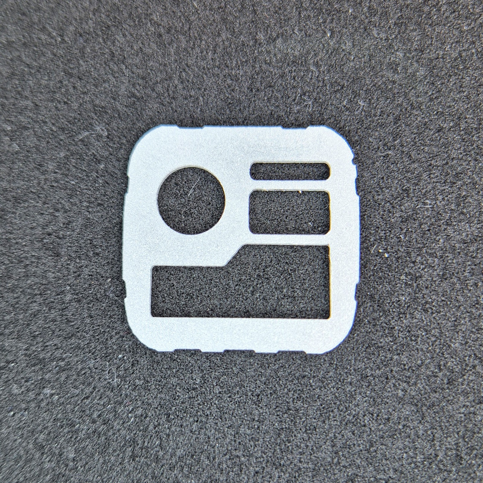Laser-cut, Bead-blasted Aluminium Face Plate for Casio AE-1200 (Casio Royale)