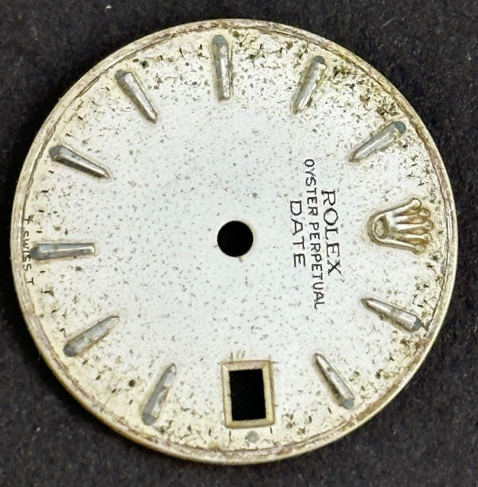 Vintage Rolex Oyster Perpertual Date Watch Dial For 26mm Case 6517 6519 6917