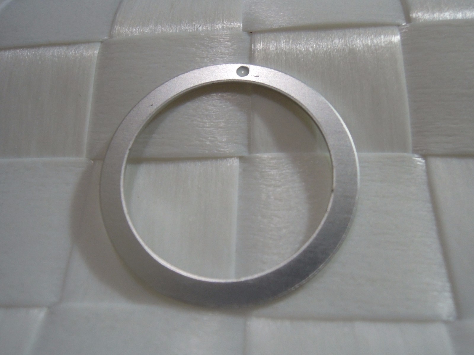 NEW SILVER FLAT BEZEL INSERT 33.5MM MEDIUM DIVERS SKX013 (7S26-0030)/4205-0150