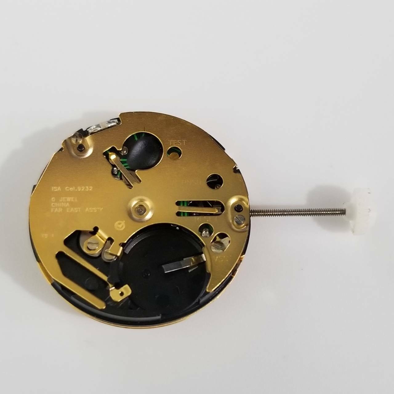Replacement High Quality 6 Hands Watch Quartz Movement White/Gold For ISA 9232 S