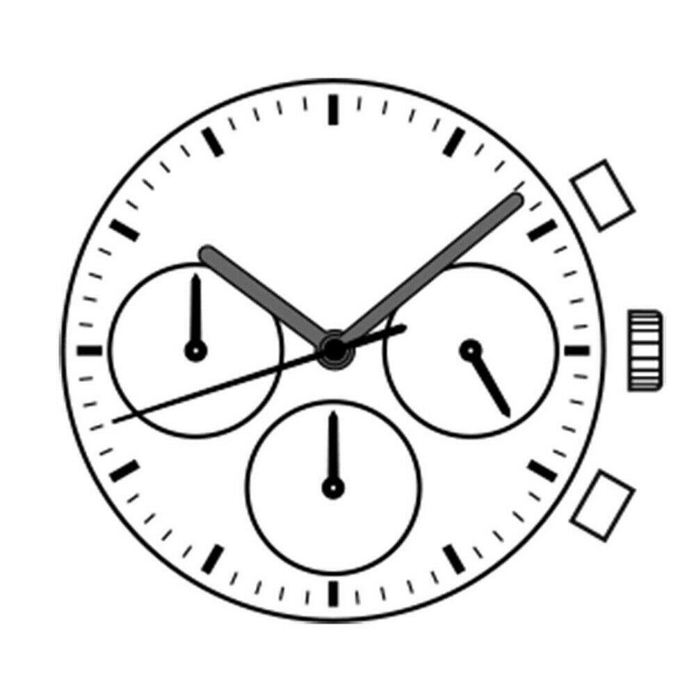 29.5mm/1.16in Quartz Movement Replacement For Hattori Epson TMI VD54 VD54B Watch