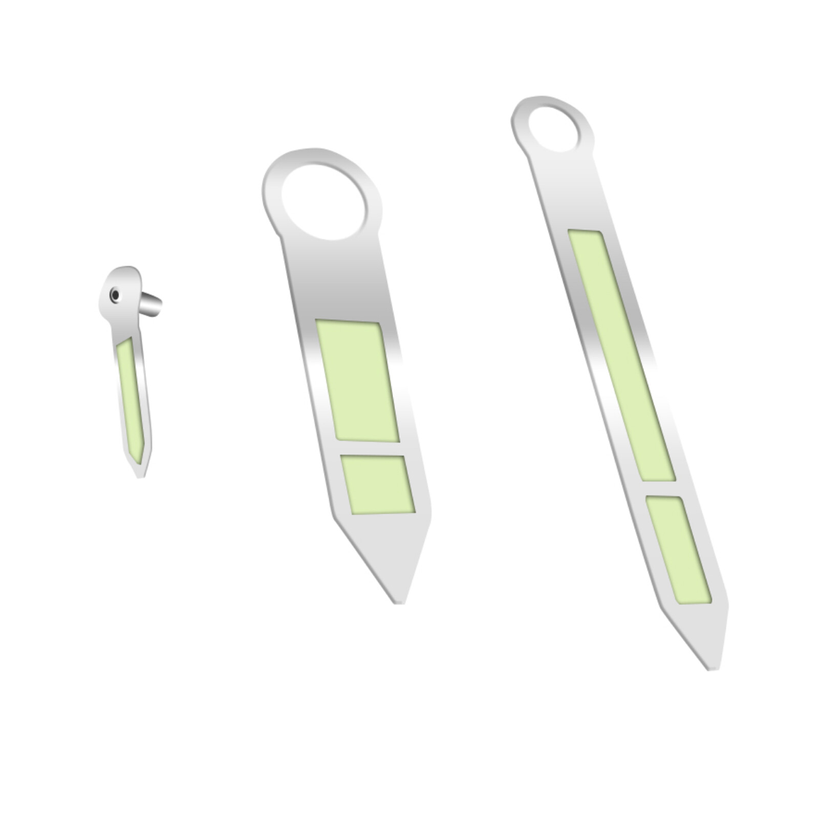 Luminous Green Watch Hands for ETA 6497/6498 Seagull ST3600/ ST3620 Movement K