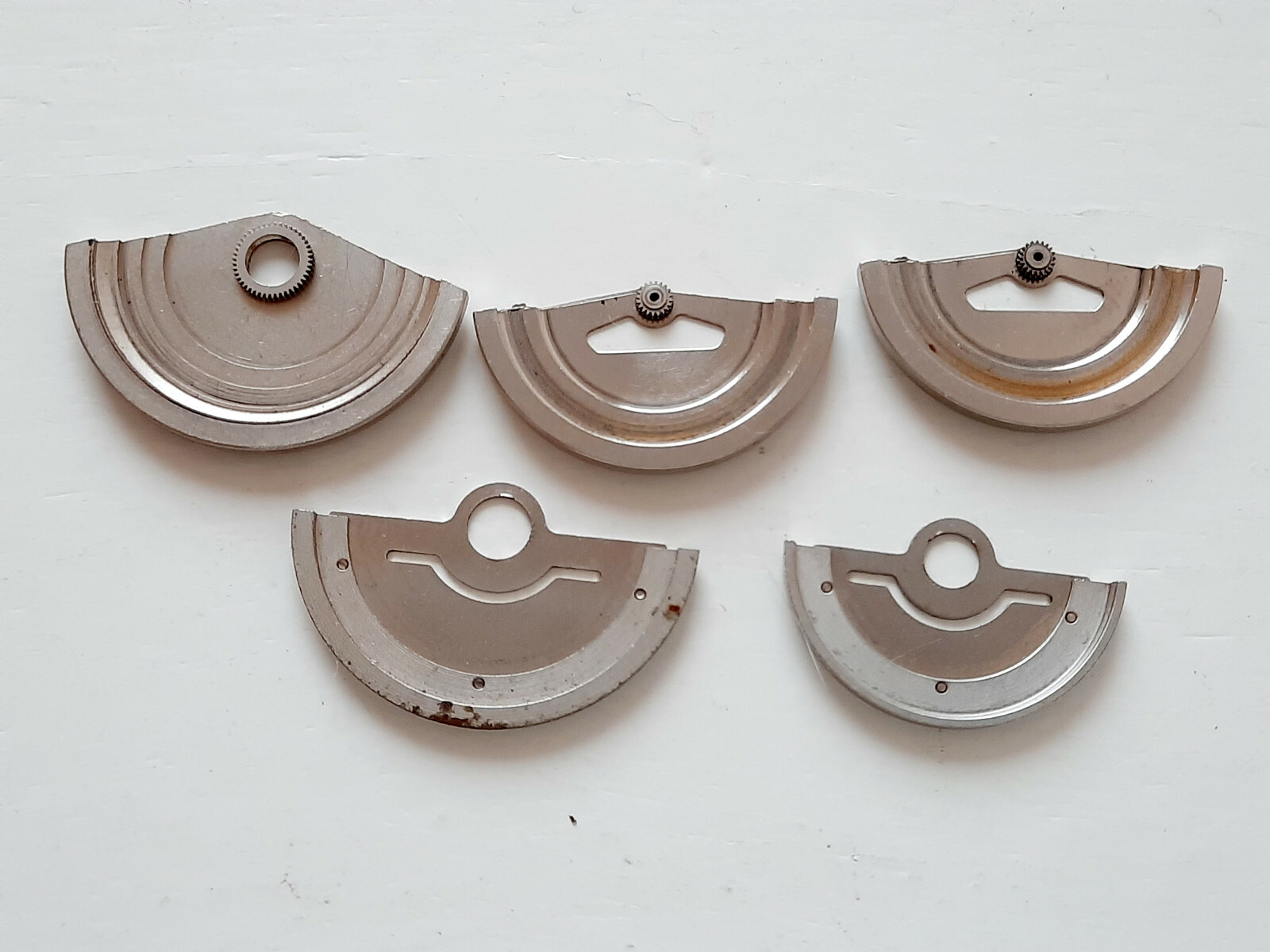 Lot of 5 Citizen & Ricoh Japan Oscillating Weights / Rotors 1960′, 1970′, 1980′