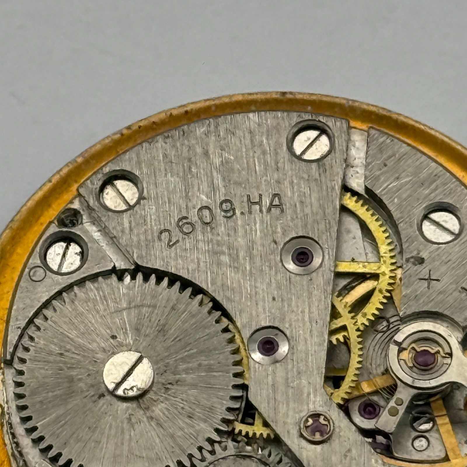 Poljot 2609.HA Watch Movement Sekonda 19 Jewels USSR Manual Vintage Parts 26.5mm