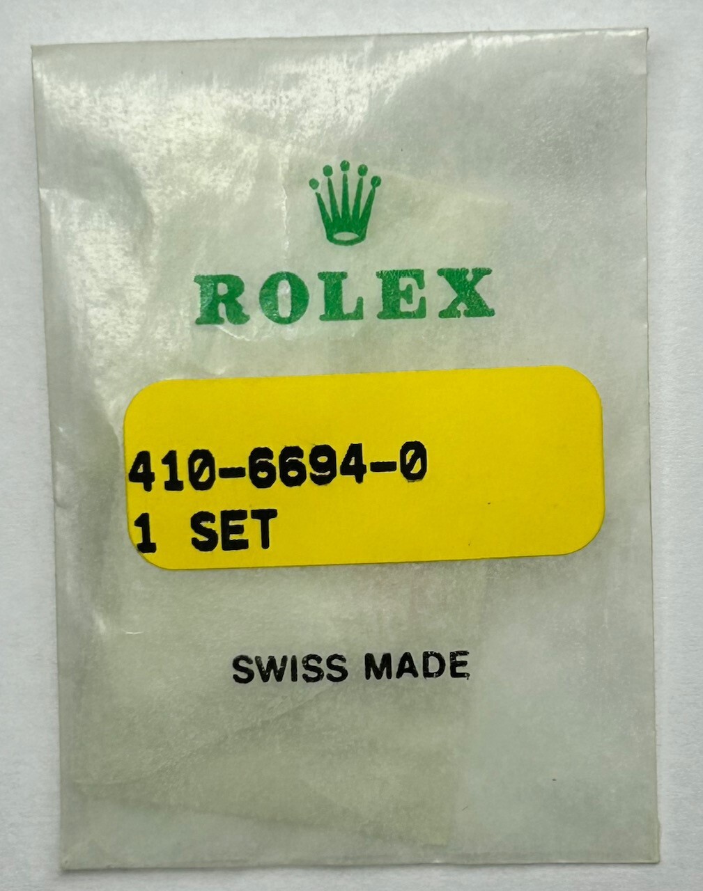 Rolex Caliber 410-6694-0 Watch Hands Oysterdate precision New Sealed Watch Part