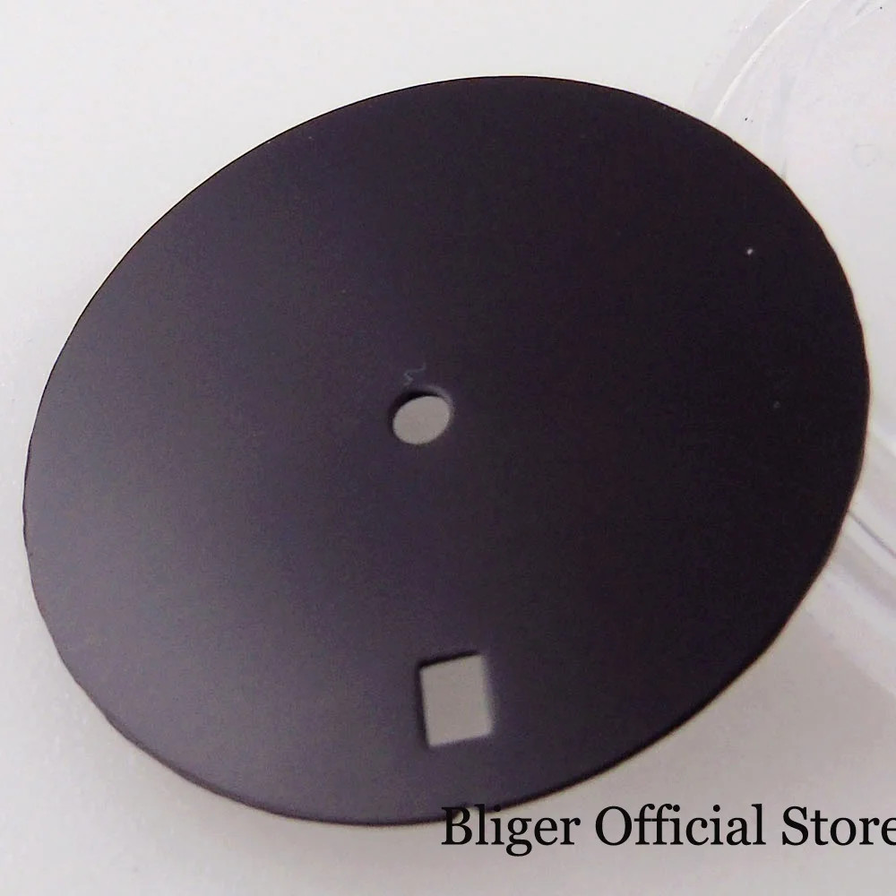 29mm Blank Sunburst Black Sterile Watch Dial Hand fit NH34 GMT Diving Watch Part