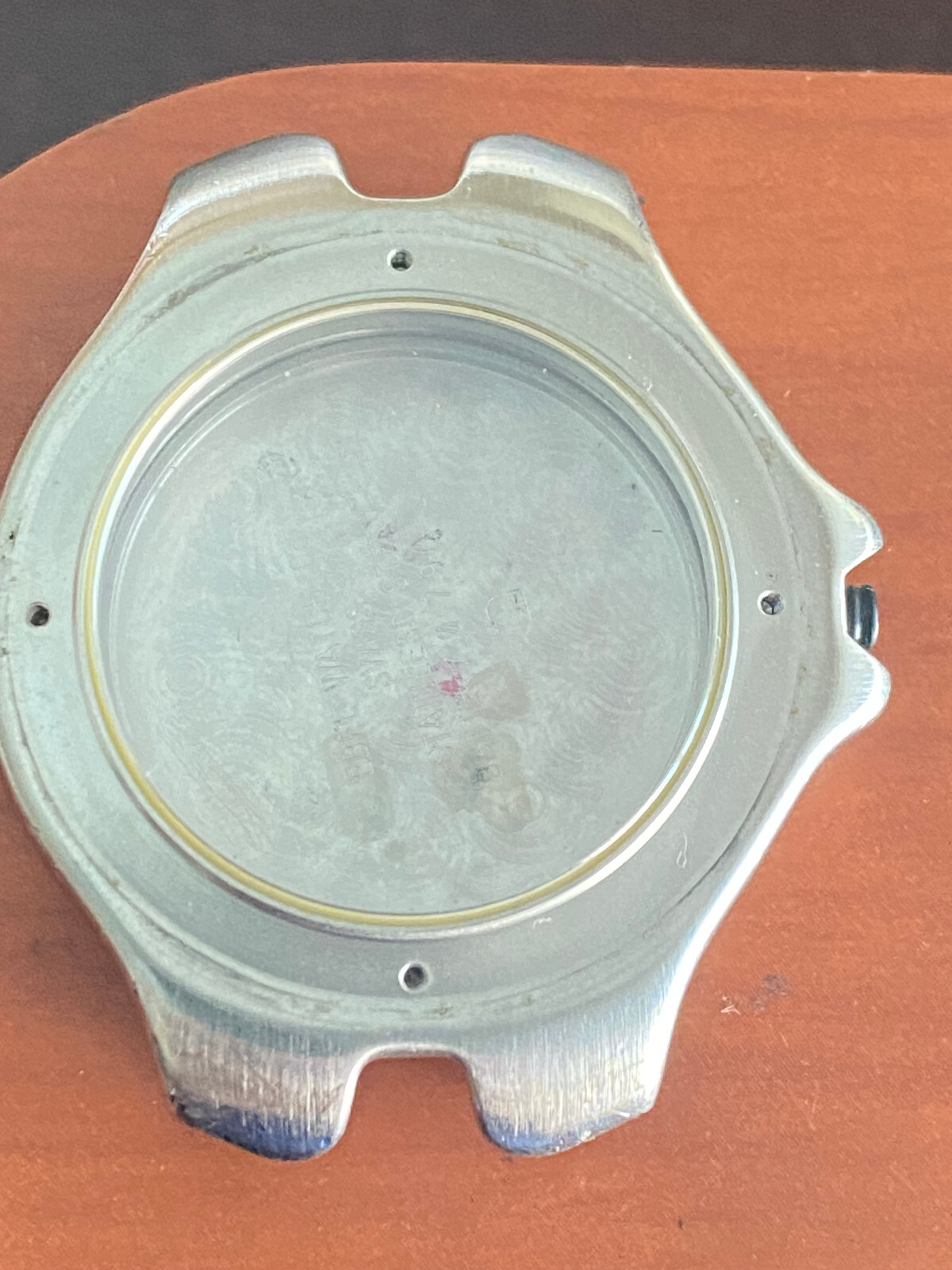 GENUINE EBEL SPORTWAVE CASE ONLY WITH CRYSTAL AND CASE BACK, E 6187631, NO BEZEL