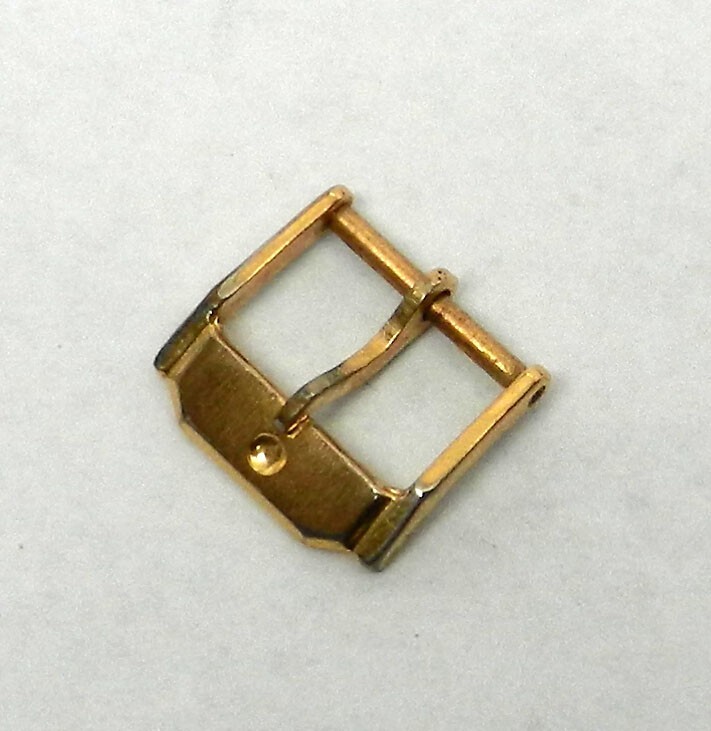 Authentic 14MM Movado Gold Buckle Clasp Fits All 14 mm Leather, Lizard Straps